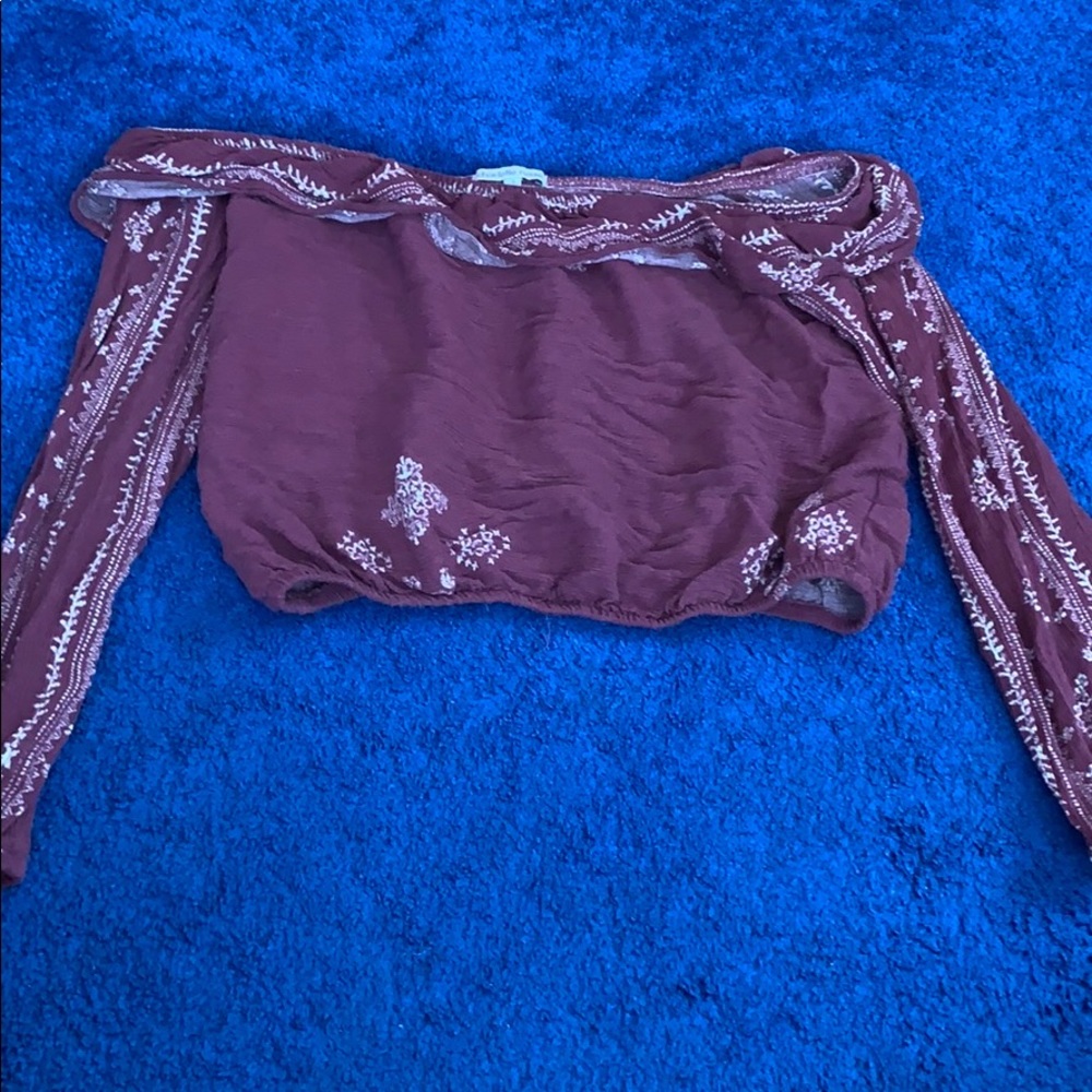 Charlotte Russee Off the Shoulder Long Sleeve